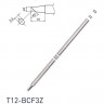 Паяльное жало коническое со скосом HAKKO T12 Серия ⌀3.3×10мм 45° T12-BCF3Z
