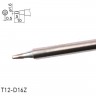 Паяльное жало клиновидное HAKKO T12 Серия 0.5×5 мм T12-D16Z