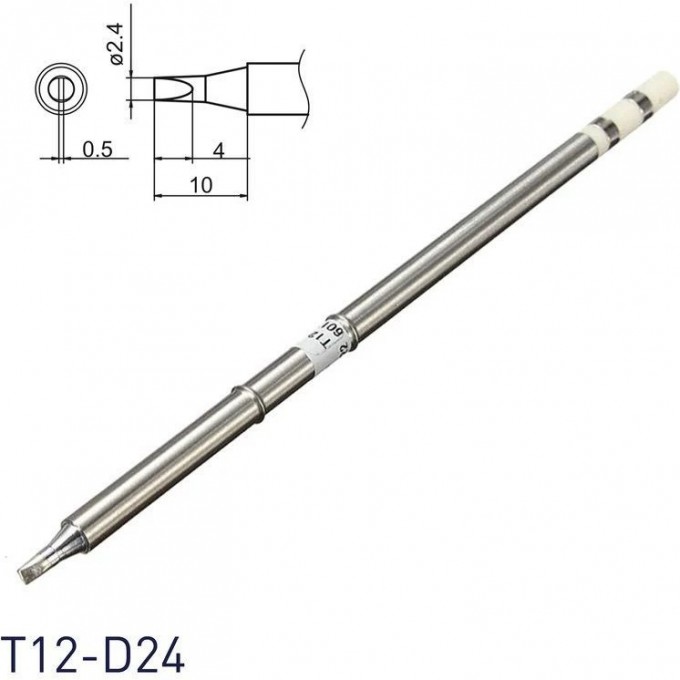 Паяльное жало клиновидное HAKKO T12D24 0 T12-D24