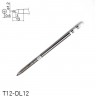 Паяльное жало клиновидное HAKKO T12 Серия 0.6×3 мм T12-DL12