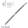 Паяльное жало клиновидное HAKKO T12 Серия 0.5×7 мм T12-DL32