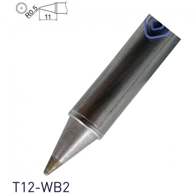 Паяльное жало коническое HAKKO T12 Серия ⌀0.5 × 11 мм T12-WB2