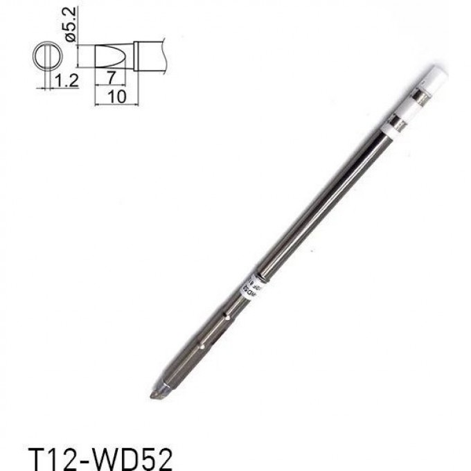 Паяльное жало клиновидное HAKKO T12 1 T12-WD52