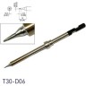 Жало для паяльника клиновидное HAKKO T30 Серия D06 ⌀0.6×6 мм T30-D06
