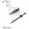 Паяльное жало HAKKO T33 с проушиной ⌀3.2×16.7 мм 45° T33-1611