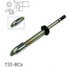 Паяльное жало коническое со скосом HAKKO Серия T33 ⌀6x6.7x13 мм 45° T33-BC6