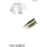 Паяльное жало HAKKO T33 конический со скосом Ø5×5.7×9.5 мм 45° T33-SSBC5