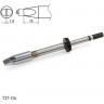 Паяльное жало клиновидное HAKKO T37D6 для паяльника FX8004 ⌀6×1.5×13 мм T37-D6